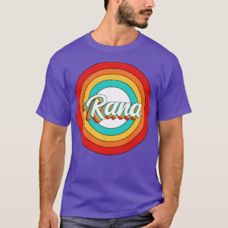 Rana Name Shirt Vintage Rana Circle