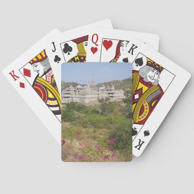 Ranakpur Jain Temple, Ranakpur, Rajasthan, India Poker Cards (Back)
