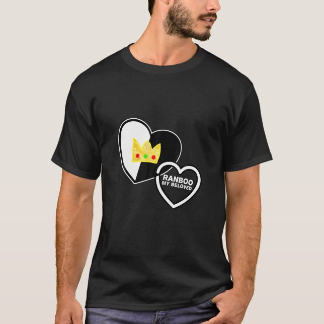 Ranboo My Beloved Merch Cosplay Gold Crown T-Shirt (Front)