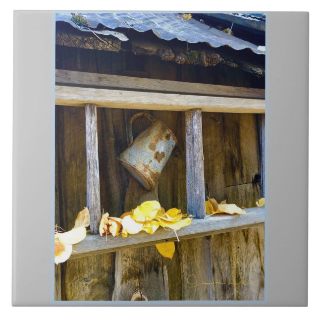 Ranch Can Ceramic Tile (Front)