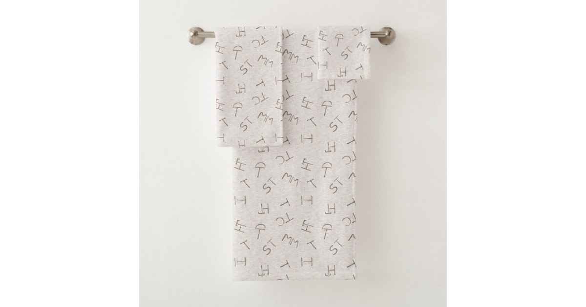 Embroidered Ranch Brands Bathroom Towels