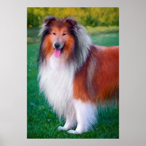 RANCH COLLIE POSTER