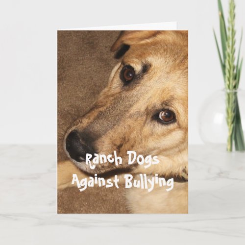 Ranch Dogs Against Bullying _ Cowboy Parenting Card