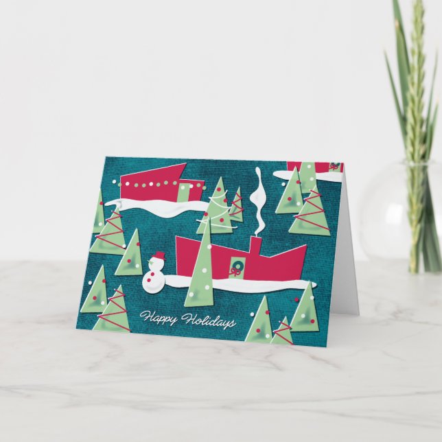 Ranch Dressing Customizable Christmas Card (Front)