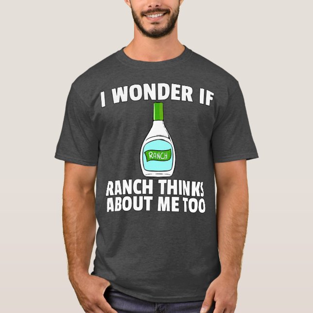 Ranch Dressing Gift Funny Condiment Sauce T-Shirt (Front)
