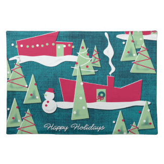 Ranch Dressing Retro Christmas Placemat