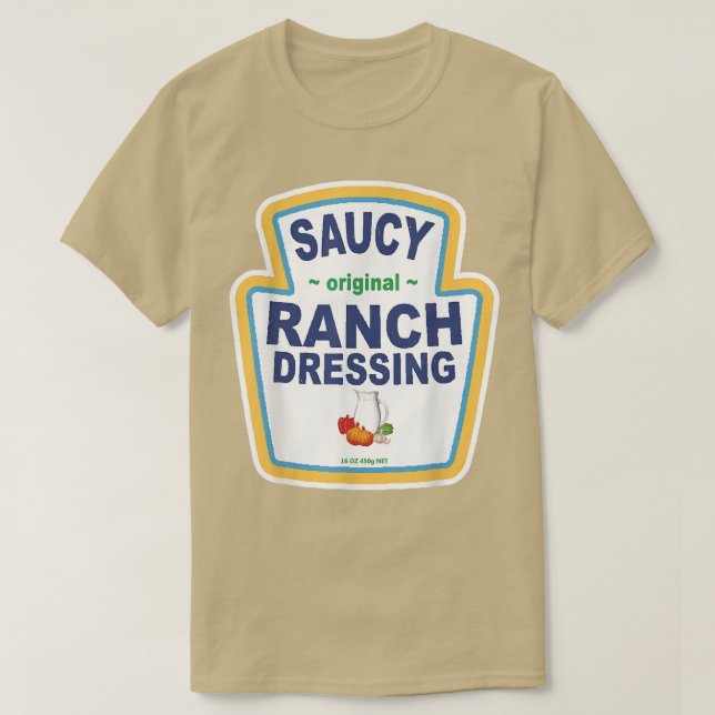 Ranch Group Family Matching Condiment Couples Outf T-Shirt (Design Front)