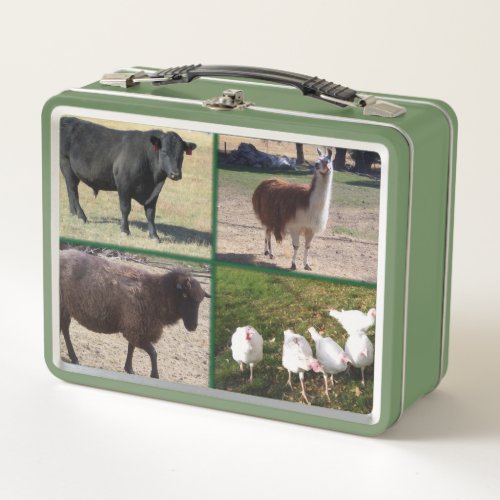 Ranch Life Livestock Metal Lunch Box