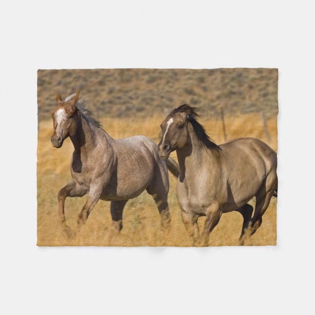 Ranch Living at The Ponderosa Ranch Fleece Blanket (Front (Horizontal))
