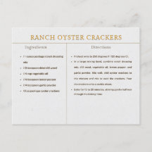 Ranch Oyster Crackers Recipe Thanksgiving Food