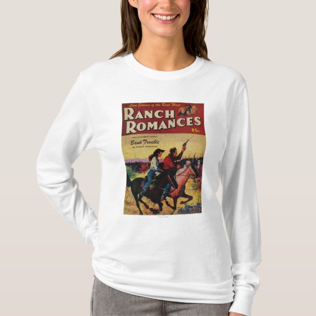 Ranch Romances Magazine Cover T-Shirt (Front)