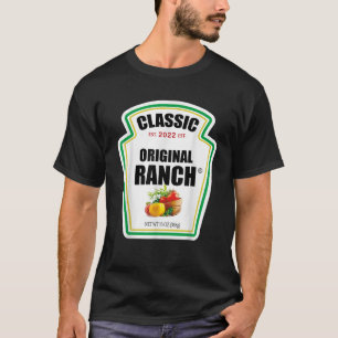 Ranch Sauce Green Salad Dressing Halloween Costume T-Shirt