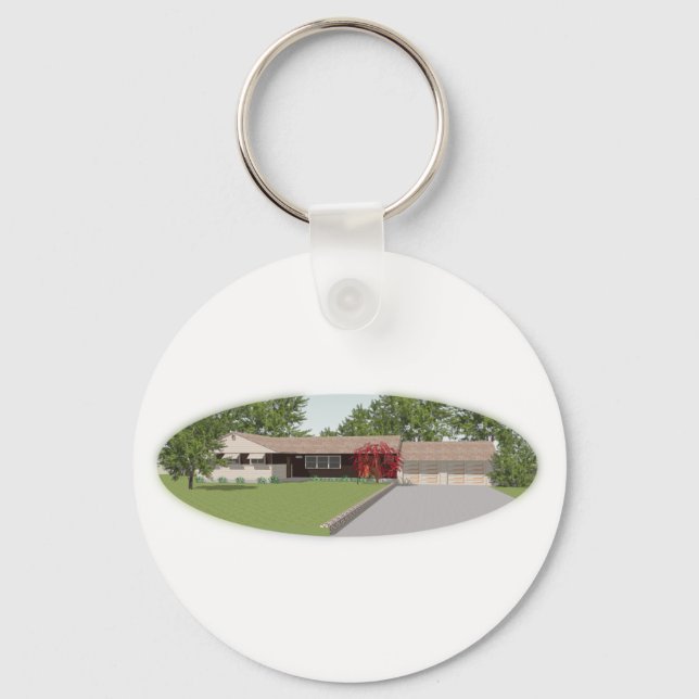 Ranch Style House: Keychain (Front)
