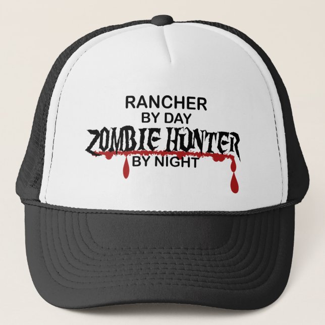 Rancher Zombie Hunter Trucker Hat (Front)