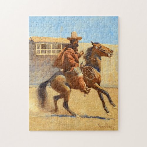 Ranchero of Old California by Maynard Dixon Jigsaw Puzzle