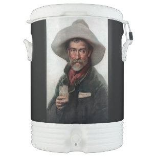Ranchero Old West Cowboy w Wiedemann Beverage Beverage Cooler