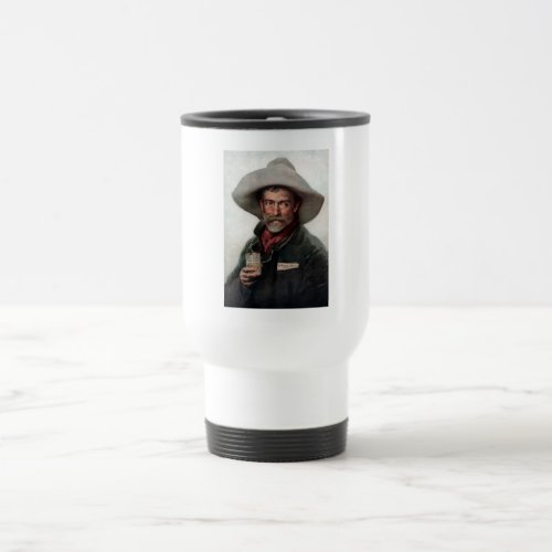 Ranchero Old West Cowboy w Wiedemann Beverage Travel Mug