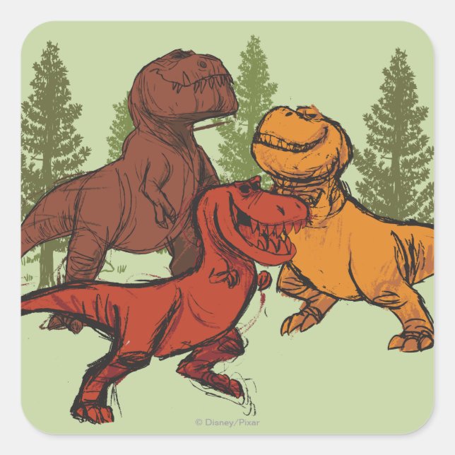 Ranchers Sketch Square Sticker (Front)