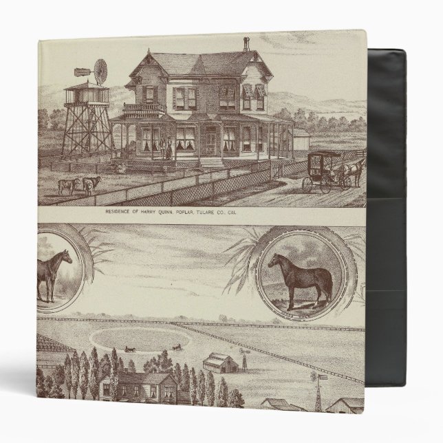 Ranches, Poplar, Cal 3 Ring Binder (Front/Inside)