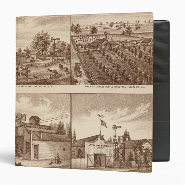 Ranches, stables, Tulare Co, Cal Binder (Front/Inside)