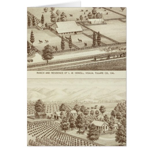 Ranches, Visalia, Cal Cards (Front)