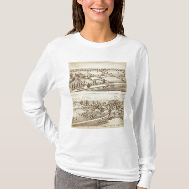 Ranches, Visalia, Cal T-Shirt (Front)