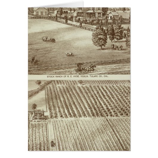 Ranches, Visalia, Tulare, Cal (Front)