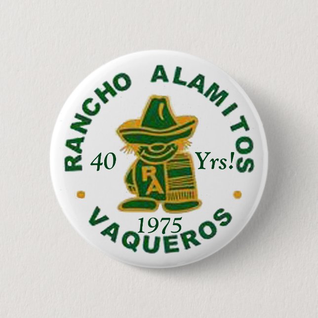 Rancho Alamitos 1975 Reunion Buttons (Front)