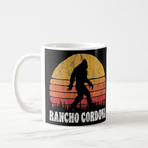 Rancho Cordova Vintage Eighties Bigoot Retro Sunse Coffee Mug