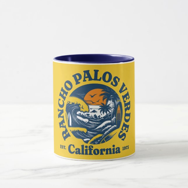Rancho Palos Verdes,California Mug (Center)
