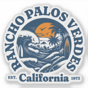Rancho Palos Verdes,California Sticker