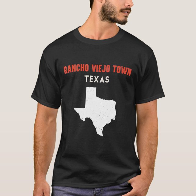 Rancho Viejo town Texas USA State America Travel T T-Shirt (Front)