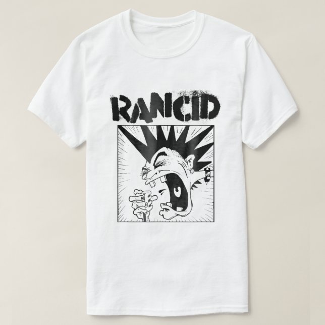 Rancid  Official Merchandize  Microphone  T-Shirt (Design Front)