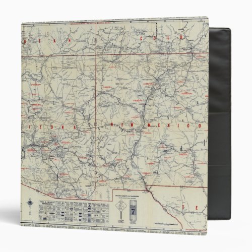 Rand McNally Official 1925 Auto Trails Binder