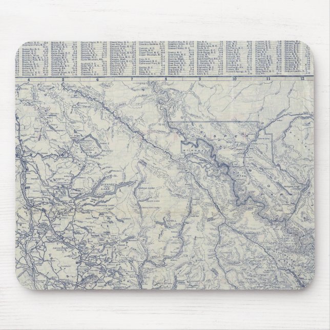 Rand McNally Official 1925 Auto Trails Map 2 Mouse Pad (Front)