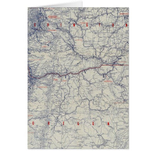 Rand McNally Official 1925 Auto Trails Map Cards (Front)