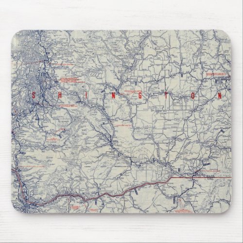 Rand McNally Official 1925 Auto Trails Map Mouse Pad
