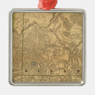 Rand McNally's Arizona Metal Ornament