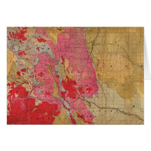 Rand McNally's new geological map Cards (Front Horizontal)