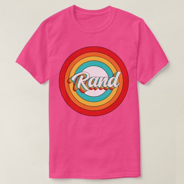 Rand Name Shirt Vintage Rand Circle (Design Front)