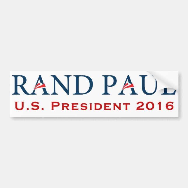 Rand Paul 2016 Bumper Sticker (Front)