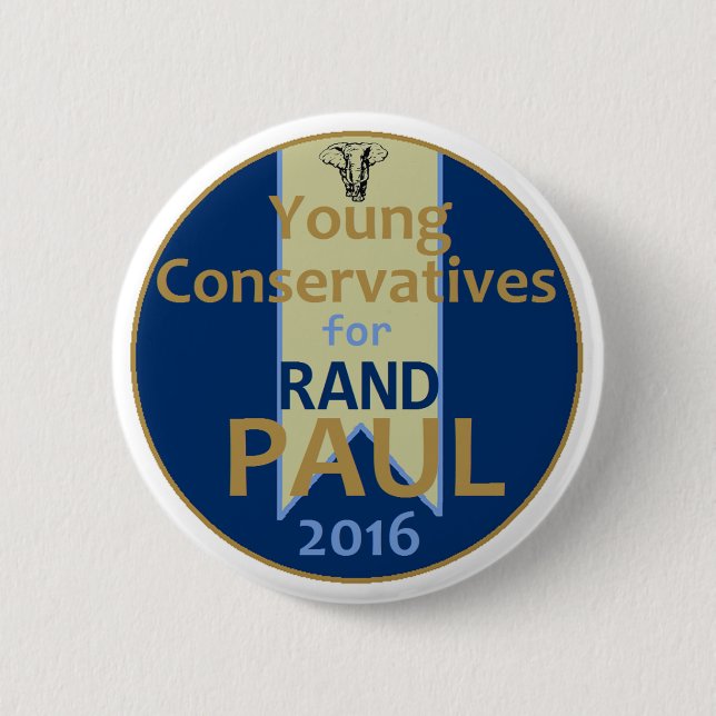 Rand Paul 2016 Pinback Button (Front)