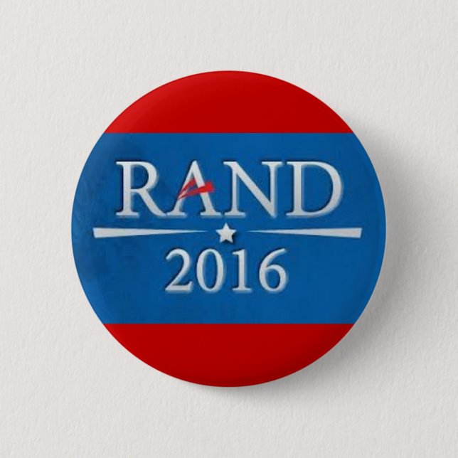 Rand Paul 2016 Pinback Button (Front)