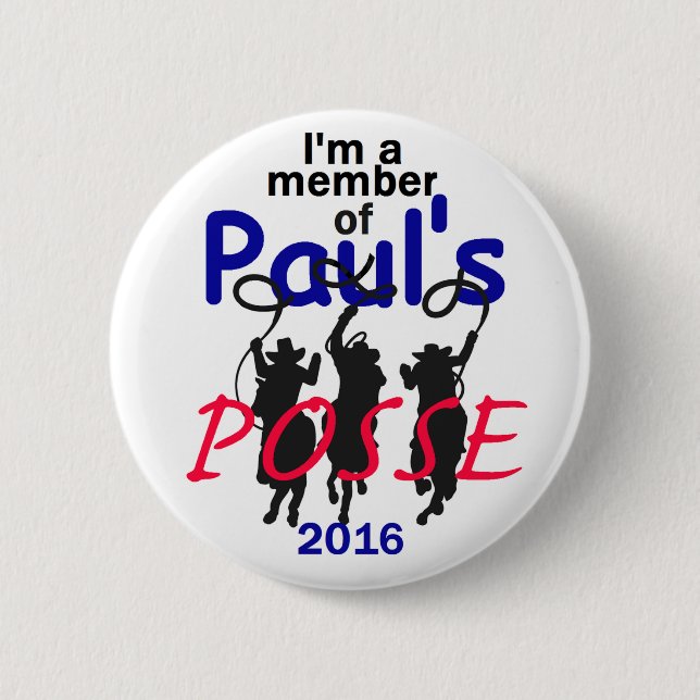 Rand Paul 2016 Pinback Button (Front)