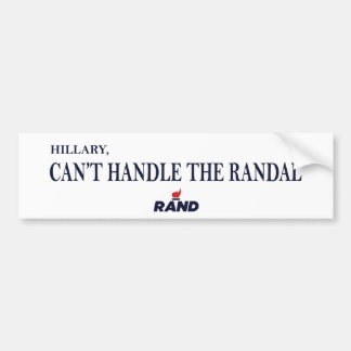 Rand Paul beats Hillary 2016 Bumper Sticker