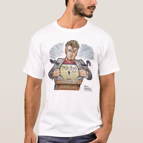 Rand Paul Constitution Man T_Shirt