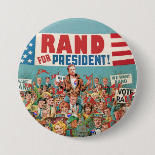 Rand Paul for President 2016 Pinback Button