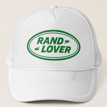 Rand Paul Lover Trucker Hat by WRAPPED_TOO_TIGHT at Zazzle