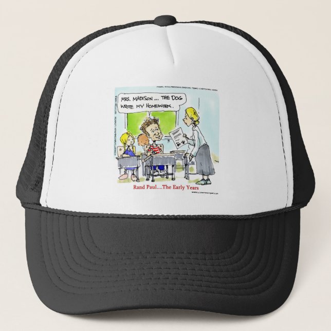 Rand Paul The Early Years Funny Trucker Hat (Front)