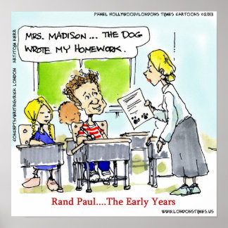 Rand Paul The Younger Years Funny Poster